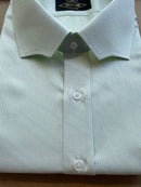 Men's Autumn Thin Long Sleeve Fashionable Business Blue Shirt