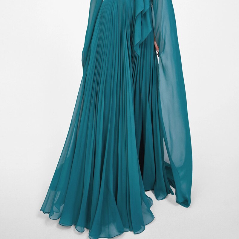 Royal Sister Temperament Goddess Fan Dress Fairy Two-piece Cloak Pleated Skirt High-end Design Sense of Vacation Long Skirt