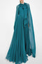 Royal Sister Temperament Goddess Fan Dress Fairy Two-piece Cloak Pleated Skirt High-end Design Sense of Vacation Long Skirt