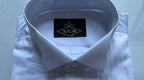Slim Autumn Thin Long Sleeve Silky Luster Sky Blue Stripe Men's Shirt