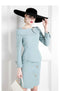 Tailor Shop Custom Made  Mother of The Bride Gown Outfit for Weddings Mini Dress Women Off Shoulder Sexy Partymint Color Suit