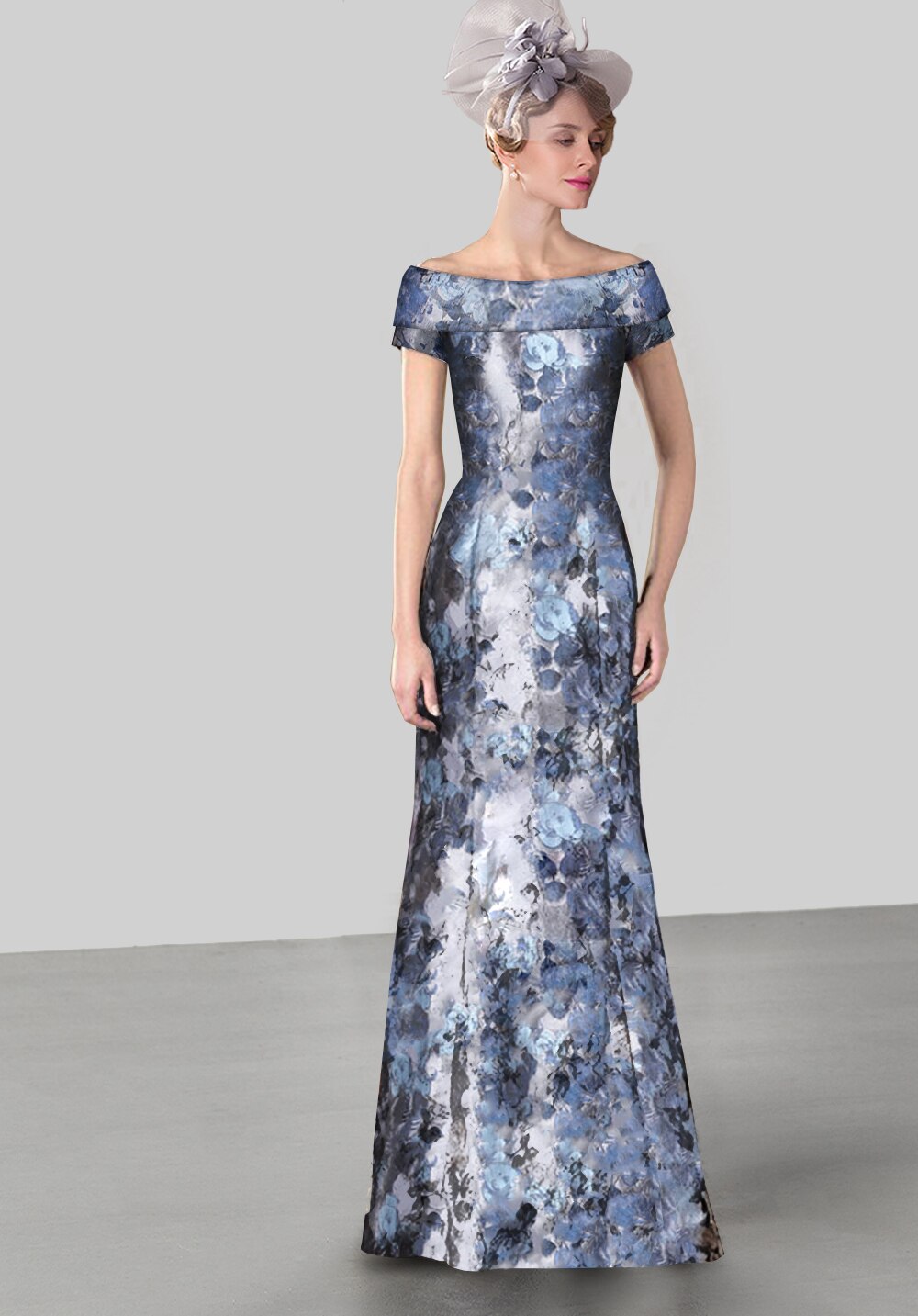 Tailor Shop custom made wedding dress women plus summer dresses Party Guest Gown brocade  plus size mother of the bride dress