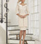 Tailor Shop mother of bride dress bride mother outfit party dress occasion wear ribbon linear top bodice and roll collar