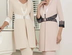 Tailor Shop mother of bride dress bride mother outfit party wear plus size champagne coat and dress wedding outfit occasion wear