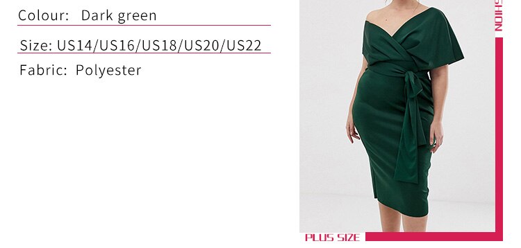 V-neck Strapless Lace-up High-waisted Ladies' Temperament Elegant and Elegant Pure Color Dark Green Dress Women Dress