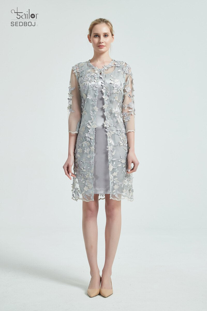mother of the bride dress with jacket  tailor shop custom made China tailor mother of bride suits mother of bride dresses lace