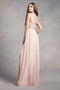 tailor shop custom made Charmeuse Chiffon Bridesmaid Dress quartz color bridesmaid dress chianti formal plus size sterling color