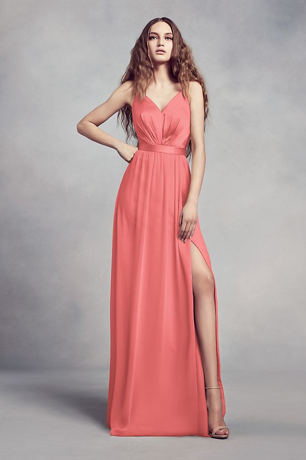 Tailor Shop Custom Made Charmeuse and Chiffon Bridesmaid Dress Plus Size Bridesmaid Dress  Purple Formal Plus Size