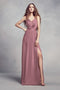 Tailor Shop Custom Made Charmeuse and Chiffon Bridesmaid Dress Plus Size Bridesmaid Dress  Purple Formal Plus Size