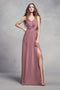 tailor shop custom made Charmeuse and Chiffon Bridesmaid Dress plus size bridesmaid dress  purple formal plus size