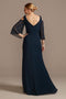 tailor shop custom made Mother of the Bride Dress Chiffon  Gown with Cold Shoulder Beading