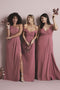 tailor shop custom made Off-the-Shoulder  Crepe Bridesmaid Dress gem green wine bright blue champagne color bridesmaid dress