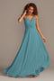 Tailor Shop Custom Made Spaghetti Strap Full Skirt Bridesmaid Dress Ballet Dusty Blue Teal Blue Juniper Color Bridesmaid Dress