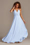 tailor shop custom made Spaghetti Strap Full Skirt Bridesmaid Dress guava sky blue wine mystic color bridesmaid dress