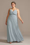 tailor shop custom made Spaghetti Strap Full Skirt Bridesmaid Dress guava sky blue wine mystic color bridesmaid dress