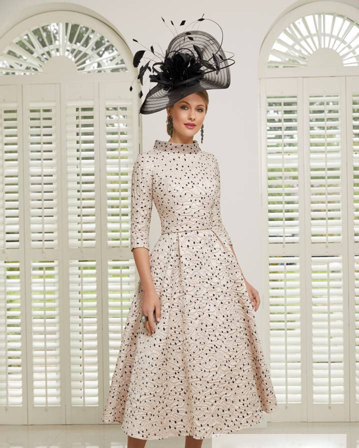tailor shop custom made black dots dress mother of the bride dress wedding dress mother mother of bride outfit polckdots dress
