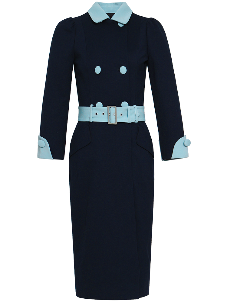 tailor shop custom made  mother of the bride dress plus size dress viscose dress navy blue dress  mother in law dresses