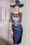 tailor shop custom made mother of the bride dress with jacket navy lace neckline and sleeve brocade dress dresses mother groom