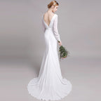 tailor shop custom made silk georgette wedding dress mermaid wedding dresses silk wedding dress customization dress of wedding