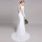 tailor shop custom made silk georgette wedding dress mermaid wedding dresses silk wedding dress customization dress of wedding